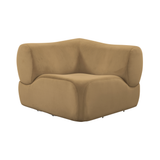Zenith Latte Brown Performance Velvet Corner Wedge