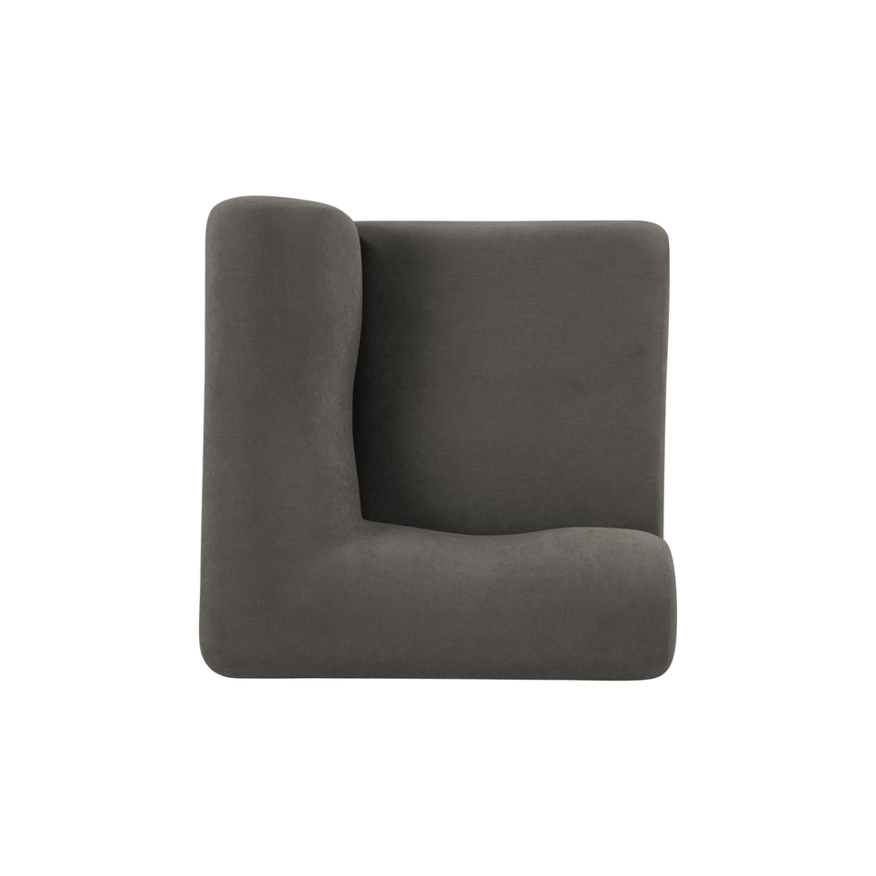 Zenith Contract-Grade Upcycled Fabric Corner Wedge
