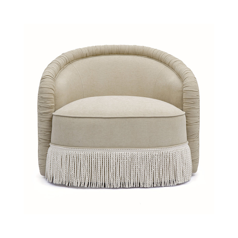 Pamela Tasseled Lounge Accent Chair