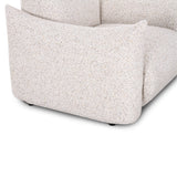 Saint Tropez Nubby Fabric Armchair in Sand