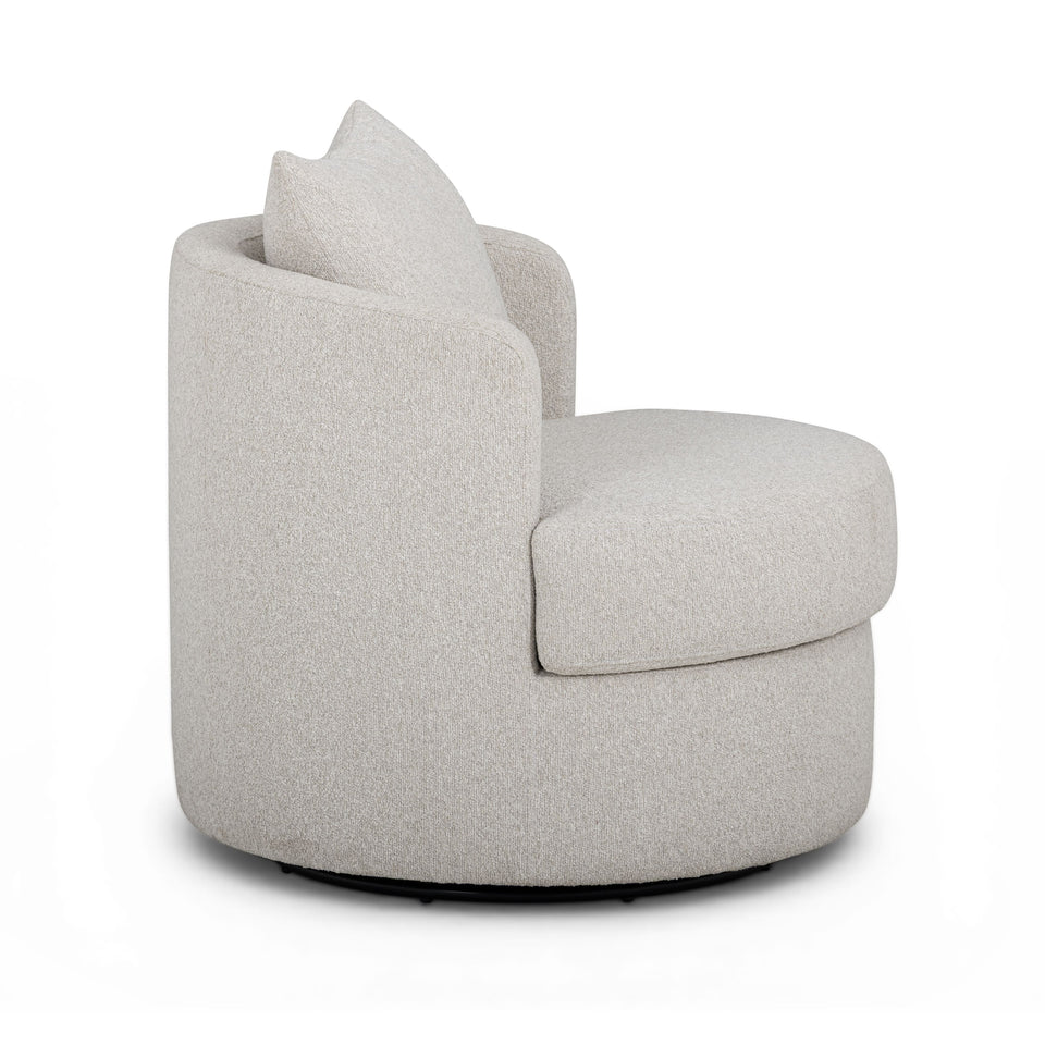 Silvi Performance Boucle Swivel Accent Chair