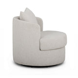 Silvi Performance Boucle Swivel Accent Chair