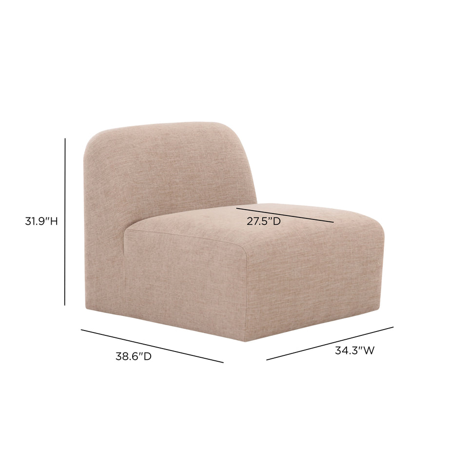 Gorge Modular Armless Chair