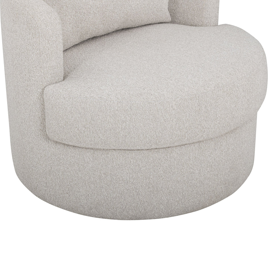 Silvi Performance Boucle Swivel Accent Chair