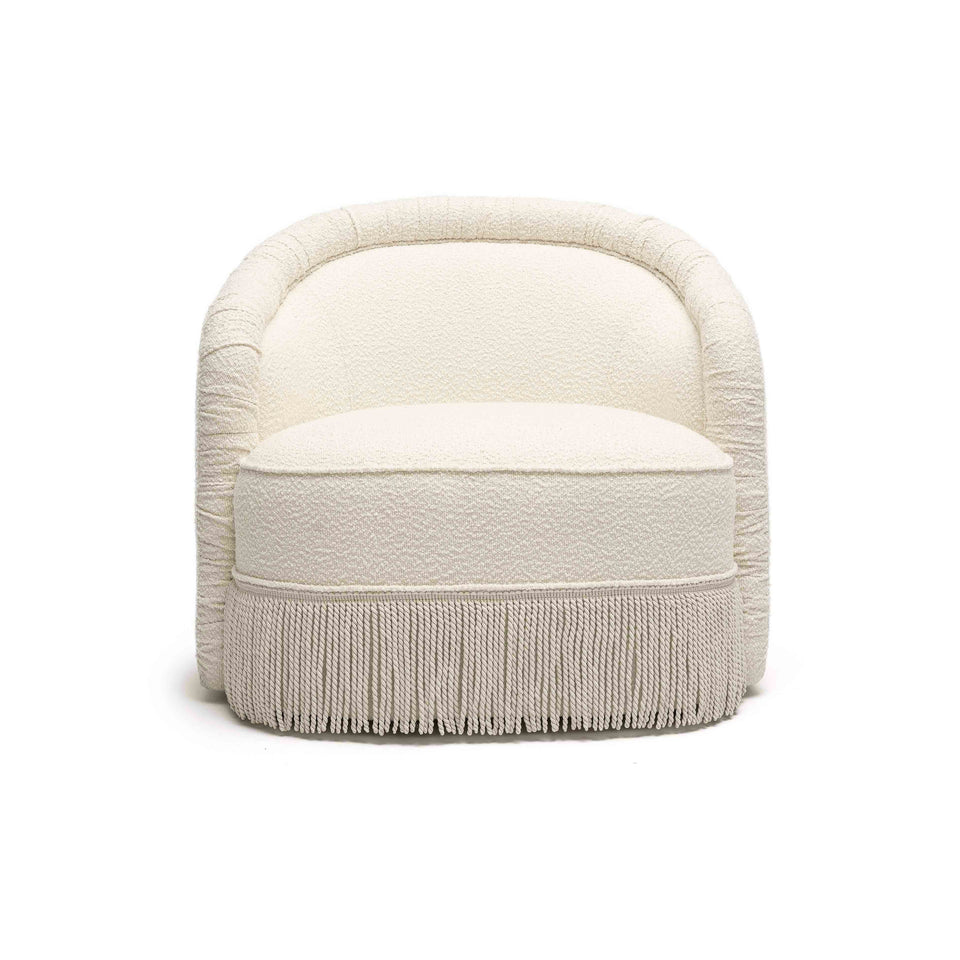 Pamela Tasseled Lounge Accent Chair