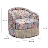 Pamela Tasseled Lounge Accent Chair