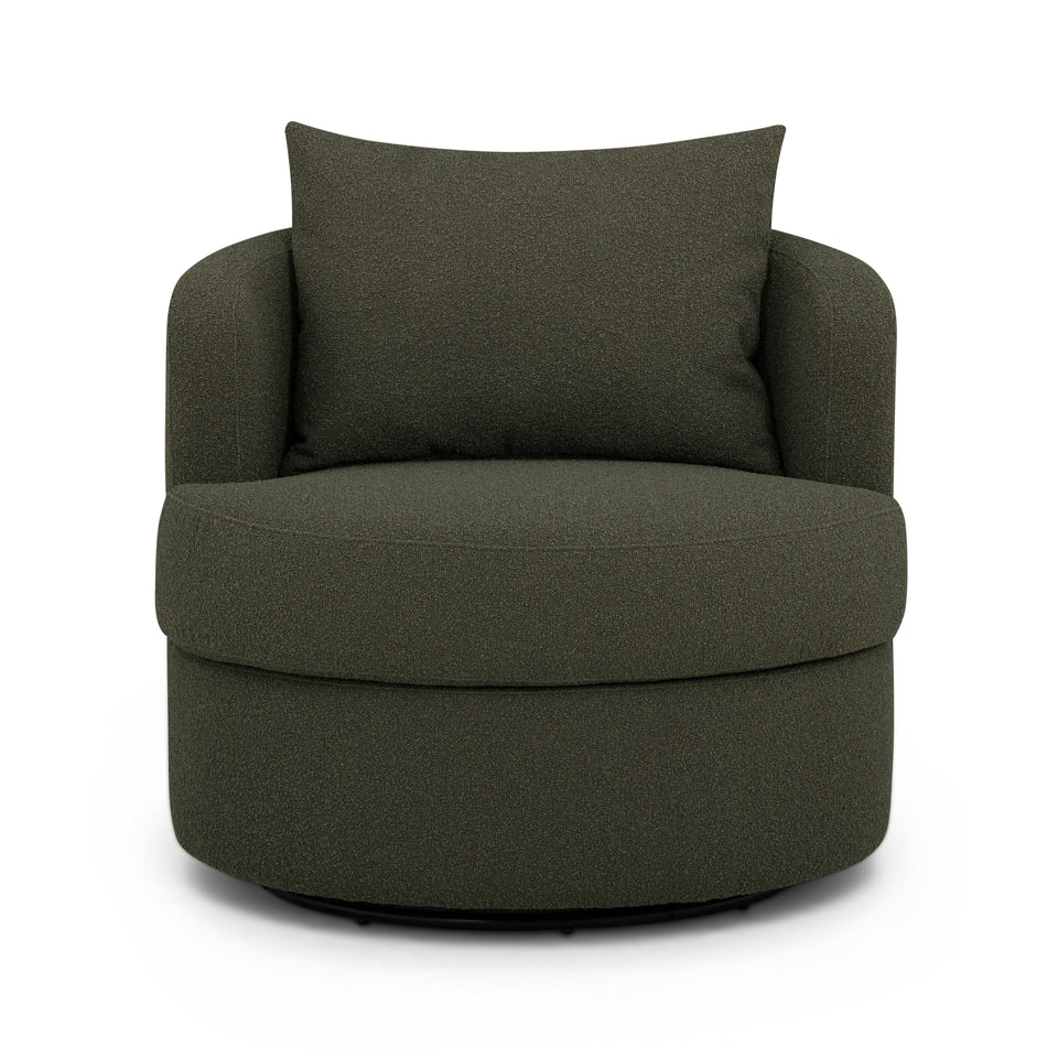 Silvi Performance Boucle Swivel Accent Chair