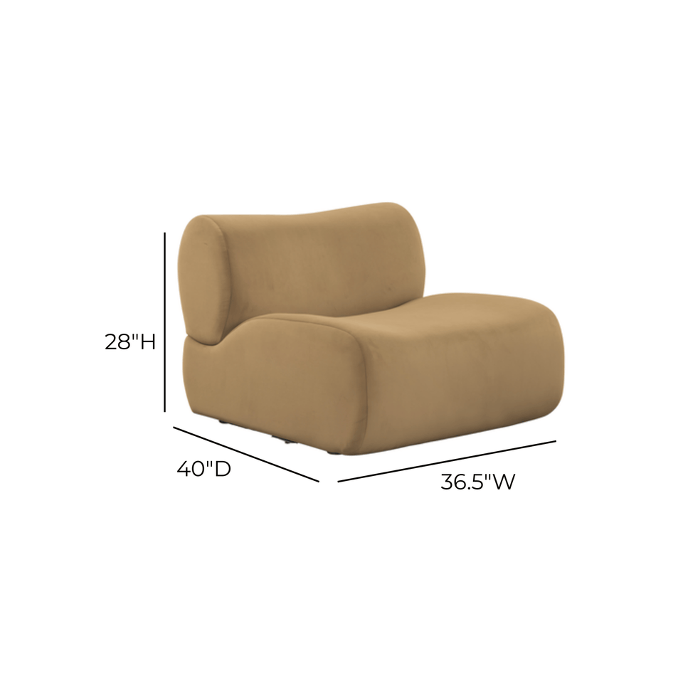 Zenith Modular Armless Chair