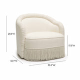 Pamela Tasseled Lounge Accent Chair
