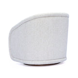 Clarke Cream Performance Boucle Swivel Accent Chair